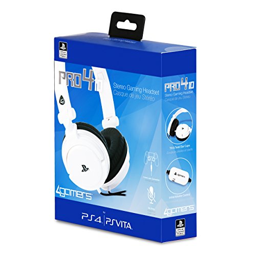 Licensed Ps4 4-10 Pro Stereo Gaming Headset White (ps4) - Thumbnail 6