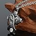 Stainless Steel Angel Wing Cross Charm Urn Pendant - Memorial Ash Keepsake - Cremation Jewelry