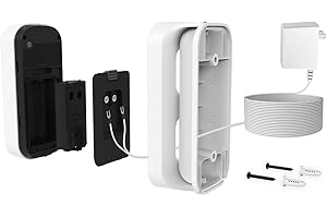 myQ Smart Garage Door Video Keypad Wired Power Adapter Kit-Works with Chamberlain, LiftMaster and Craftsman openers, White