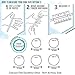 Made for Her Stackable Silicone Wedding Ring for Gym Sports Outdoor Women - Thin & Durable Pack of 3