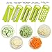 Mandoline Slicer w/ 5-Blades Side Storage, Premium Vegetables Cutter, Chopper, Peeler, Julienne Slicer, Grater, Zoodle Maker, Perfect for Potato, Onion, Zuchinni, French Fry by Eranthe