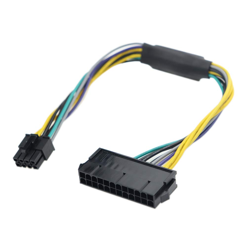 iHaospace 24 Pin to 8 Pin ATX Power Supply Adapter Cable for Dell Optiplex 3020 7020 9020