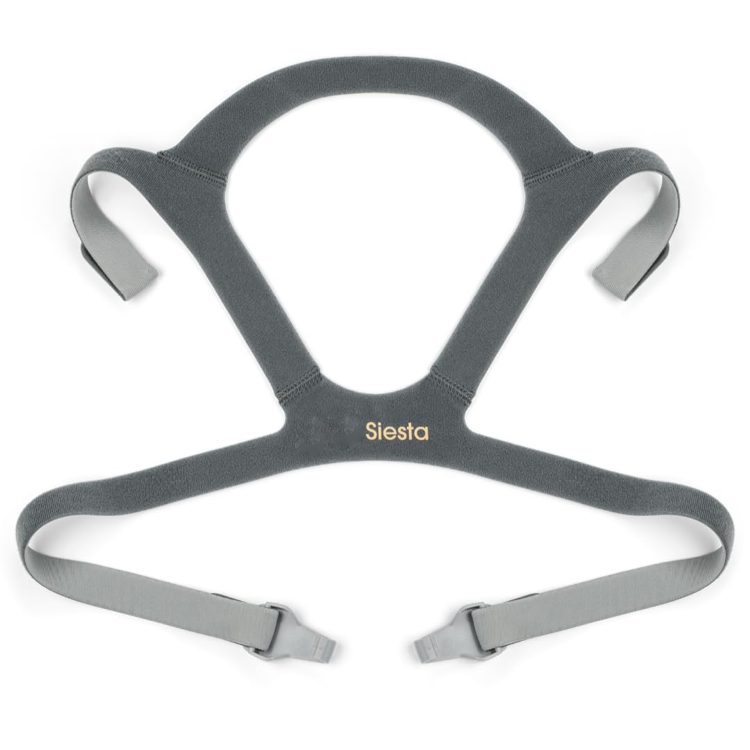 Photo 1 of 3B Medical Siesta Full Face Mask Replacement Headgear with Clips, Clear