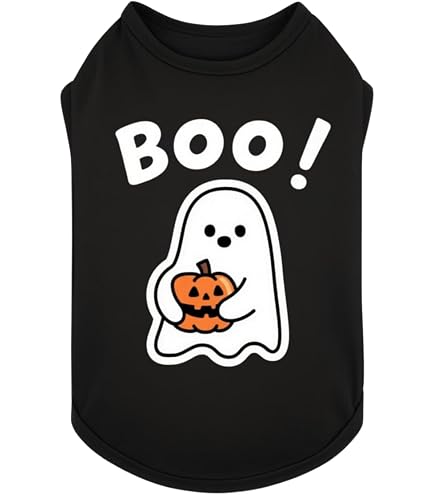 Petitebella Pumpkin Face Hundeshirt – Lustiges Kürbis-Gesicht, Für Kleine Bis Große Hunde, Verschiedene Größen