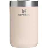 STANLEY Everyday Camp Mug, 12 oz, Champagne Gloss | Insulated Stainless Steel Coffee Mug with Handle | Press Fit Drink Through Lid | Cup for Coffee, Tea and Drinks | BPA-Free