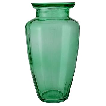 HomeTown Living Essence Marvela Colored Glass Vase Sprayed (Emerald)