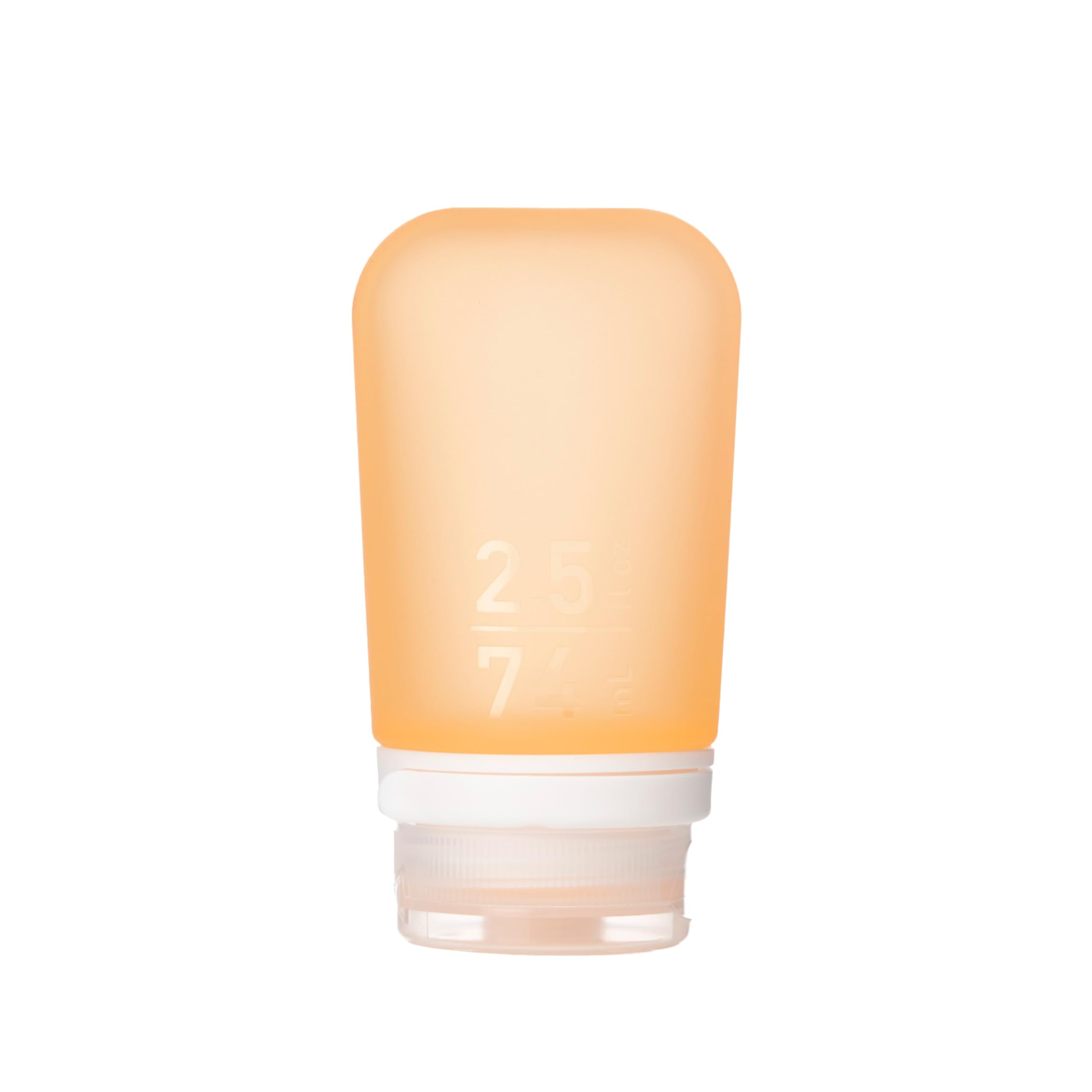 Humangear GoToob+ Medium 74ml Travel Bottle with Locking Cap - Orange