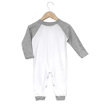 gray and white romper