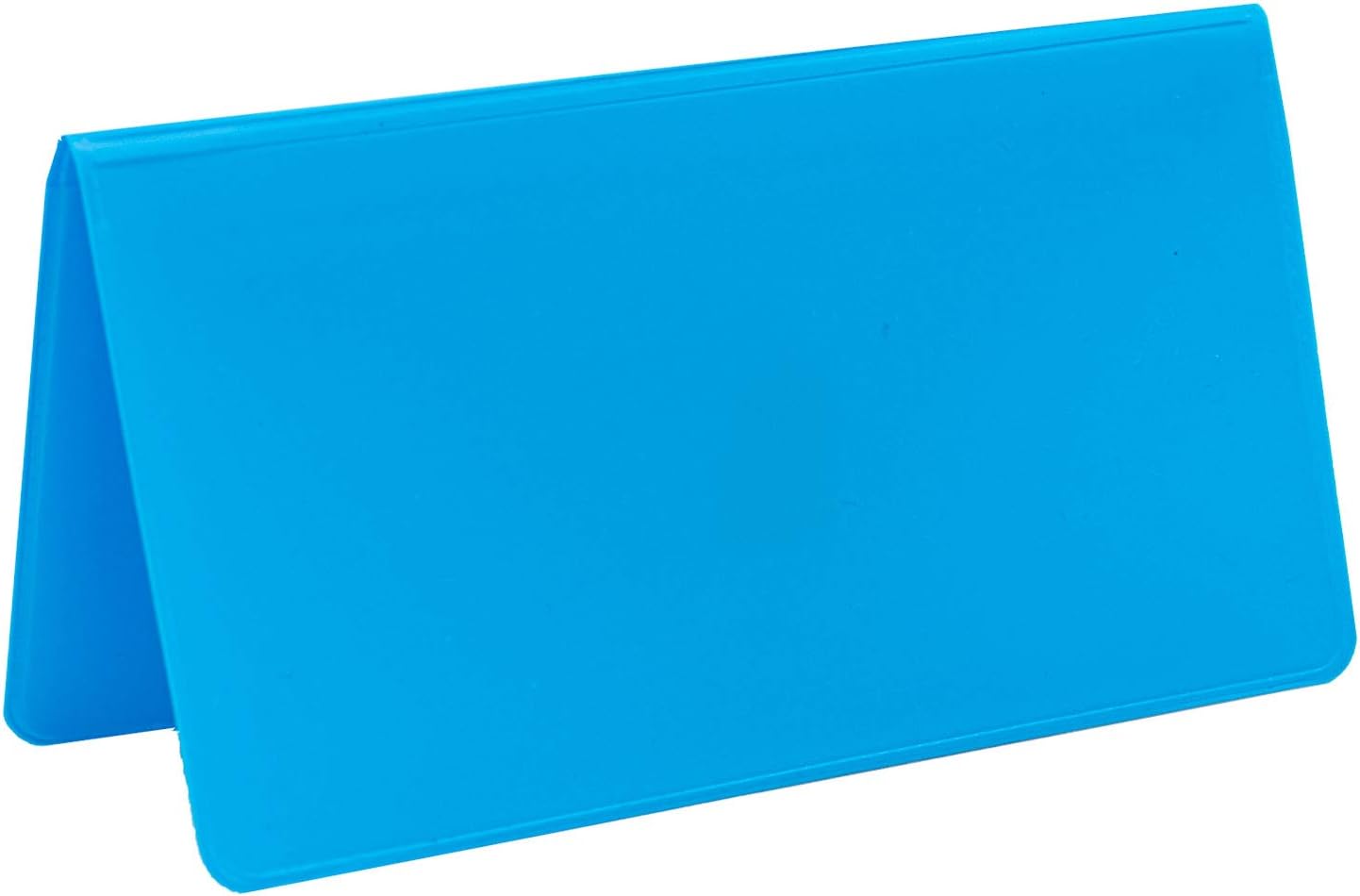 Sky Blue Vinyl Checkbook Cover, Top Tear Personal Vinyl Checkbook Cover: Office Products