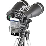 Gosky Titan 20x80 Astronomy Binoculars, Giant Binocular with Braced-in Tripod Adapter,Carrying Case,Protective Shield,and Digiscoping Phone Adapter -for Bird Watching Sightseeing Shooting Star Gazing