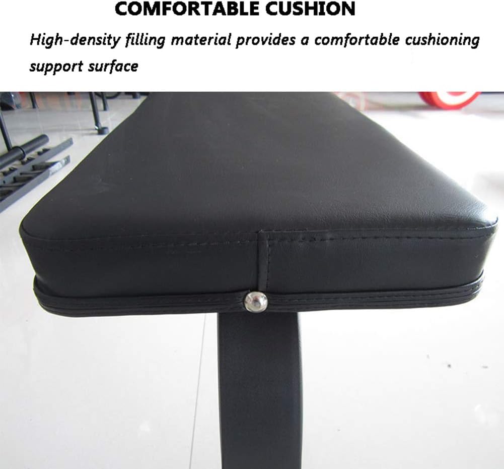 ZQQ Flat Weight Bench, Steel Frame Flat Weight Training Exercise Bench, Multifunctional Fitness Chair Dumbbell Bench Home Gym Abdominal Muscle Exercise Equipment: Sports & Outdoors