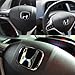Honda Emblem Steering Wheel Black TYPE A JDM, for Honda CIVIC ACCORD FIT CRZ CR-V JAZZ