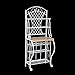 SEI Furniture Metal Frame, White
