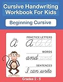 Cursive Handwriting Workbook For Kids. Cursive Handwriting Workbook For Kids Cursive for beginners w by