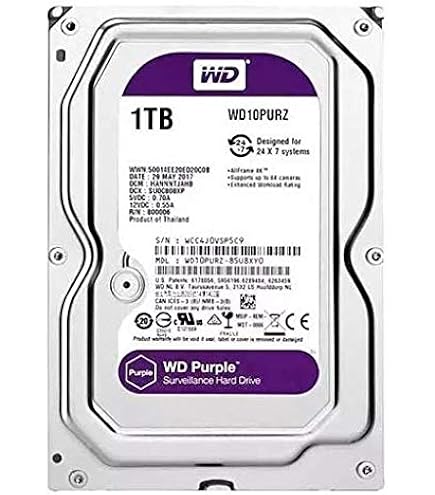 Western Digital HDD WD PURPLE 8 TB PARA SEGURANCA/VIGILANCIA/DVR