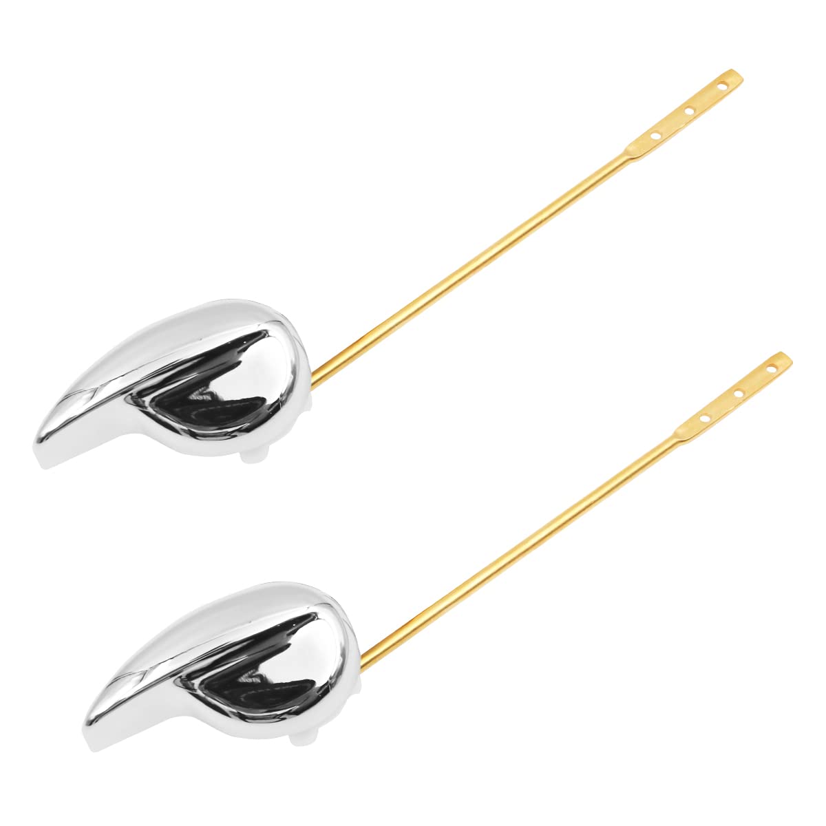 WANGCL 2 Pack Universal Front Mount Toilet Handle Tank Flush Lever Replacement Handle for Most Front Mount Toilets