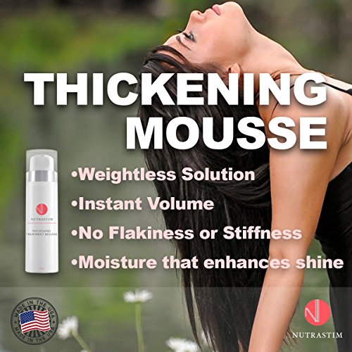 NutraStim Thickening Hair Mousse 5 oz. Concentrate For Men + Women