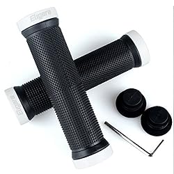 ELIgara Bike Handlebar Grips, Non-Slip-Rubber