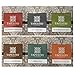 Tapestry Tea Sampler Assorted Specialty Teas Gift Pouch and Coaster - 6 Pack