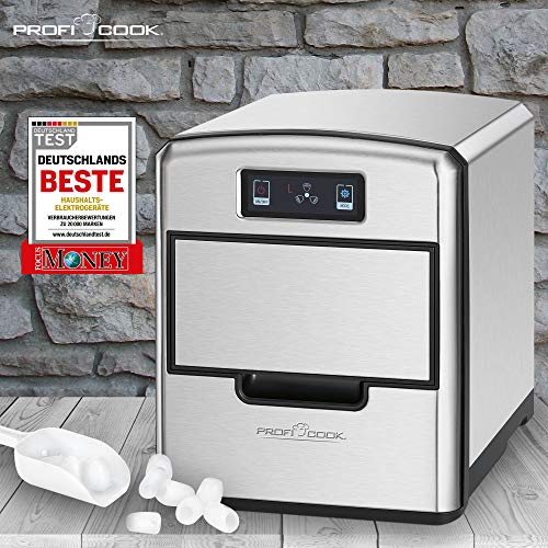 ProfiCook Eiswürfelbereiter PC-EWB 1187 elektrische Eiswürfelmaschine für ca. 10-15kg/24h, Ice-Maker mit Sensor-Touch… – Bild 4