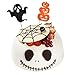 Antner Halloween Cupcake Topper Wrappers Halloween Party Cupcake Decor Food Picks, 48 Pieces
