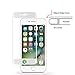 SPARIN iPhone 7 Plus 3D Screen Protector, Edge to Edge Curved Tempered Glass Screen Protector for iPhone 7 Plus with [Scratch Proof] [Ultra Clear], White