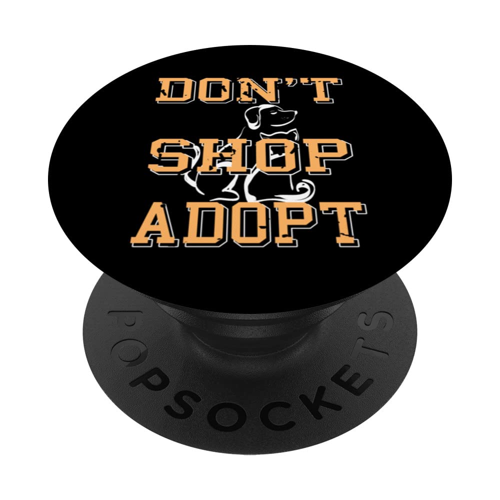 Don't Shop Adopt Retro Animal Lover Designs Present PopSockets Swappable PopGrip