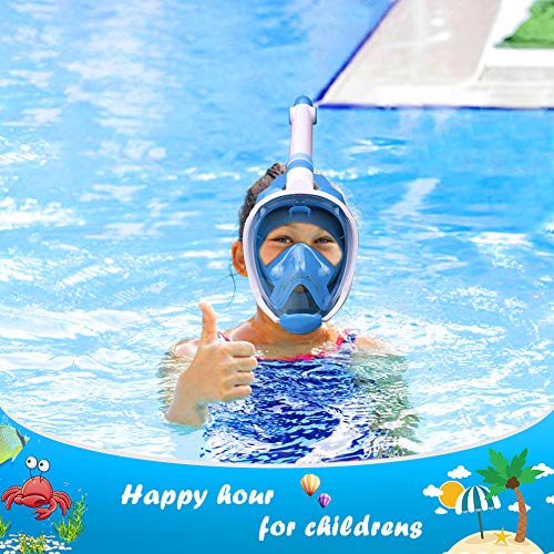 image for qingsong Full Face Snorkel Mask with Newest Breathing System, Give You