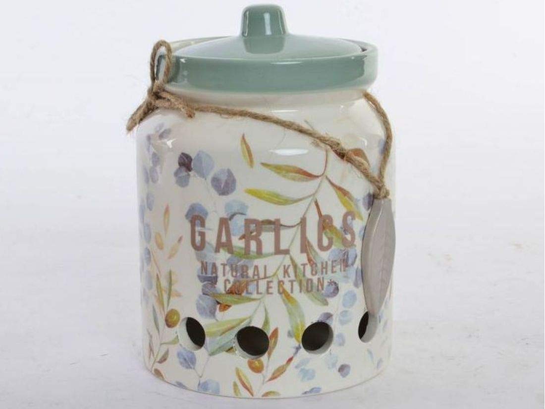 Envases para alimentos Ø12X17 MI CASA Bote Hojas AJOS Ø12X17CM Unico