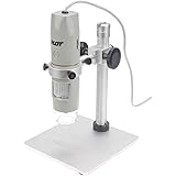 USB and OTG Digital Microscope 200x for Education or Studio HD Camera 5.0 MP with Software and Stand