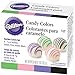 Wilton Candy Colors .25oz 4/PkgPink, Green, Violet & Black