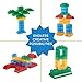 ECR4Kids - ELR-19209 Transpara-Bricks Math Manipulative Set, Educational Sensory Learning Toys for Kids (128-Piece Kit)
