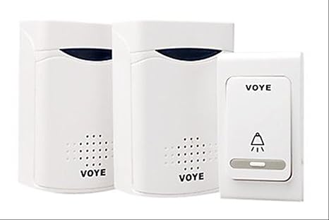 Amazon 新wワイヤレスチャイム 受信機2個セット ６０メートル受信可能なので広い家でも安心 複数台同時受信38音 無線で配線工事不要 ワイヤレス インターホン ドアホン ドアベル 呼び鈴 インターホン チャイム