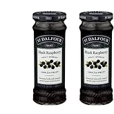 St. Dalfour All Natural Fruit Spread Black Raspberry -- 10 oz - 2 pc