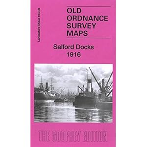 Salford Docks 1916: Lancashire Sheet 104.09b Landkaart – Gevouwen Kaart, 23 januari 2015