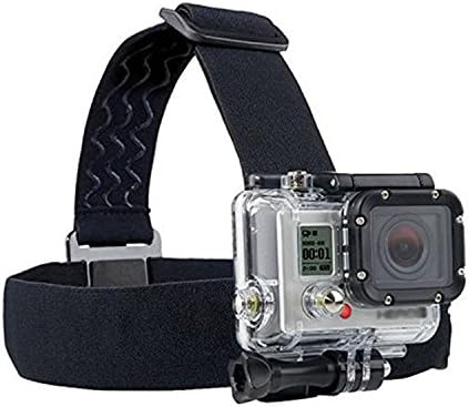 Elastic Action Camera Head Strap Mount for Gopro Hero Series,SJ4000,SJ5000,SJ6000,SJ7000,SJ8000,Xiaomi yi,SJCAM Helmet Camera(Not Include Camera)