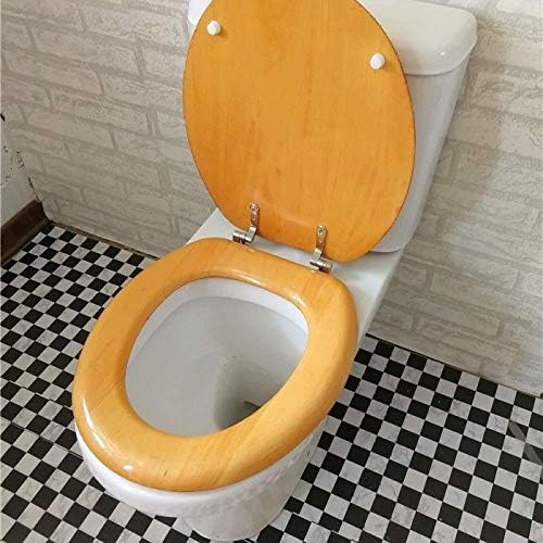 Shisyan 便座カバー おしゃれ 木製便座 低速肥厚超耐久性のある抗菌トイレカバーにo V U互換トイレトイレカバー カラー A 普通便座 トイレ 用品