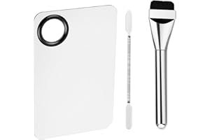 Makeup Mixing Palette Foundation Mixing Plate with Foundation Spatula Cosmetic Makeup Palette Tray for Eye Shadow Lipsticks N