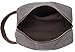 Iblue Leather Canvas Travel Bag Toiletry Kit Shaving Dopp Case #b96 (Mid grey)