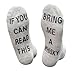 Qrupoad Unisex Fun Non Skid Crew Socks If You Can Read This Bring Me A Whisky