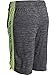 Under Armour Boys' UA Eliminator Printed Shorts, Carbon Heather/Fuel Green, YM