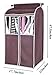 Sturdy Breathable Garment Covers Roomy Suit Storage Bag (L, Coffee)