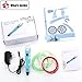 3D Pen RENY 3D Printer Pen Arts Pen Making Doodle Arts & Crafts - Unleash Children's Creativity, Develop Spatial Thinking ( Blue ) With Free Multi-Color 20 Meters PLA Filament For Kids Hobby Gift