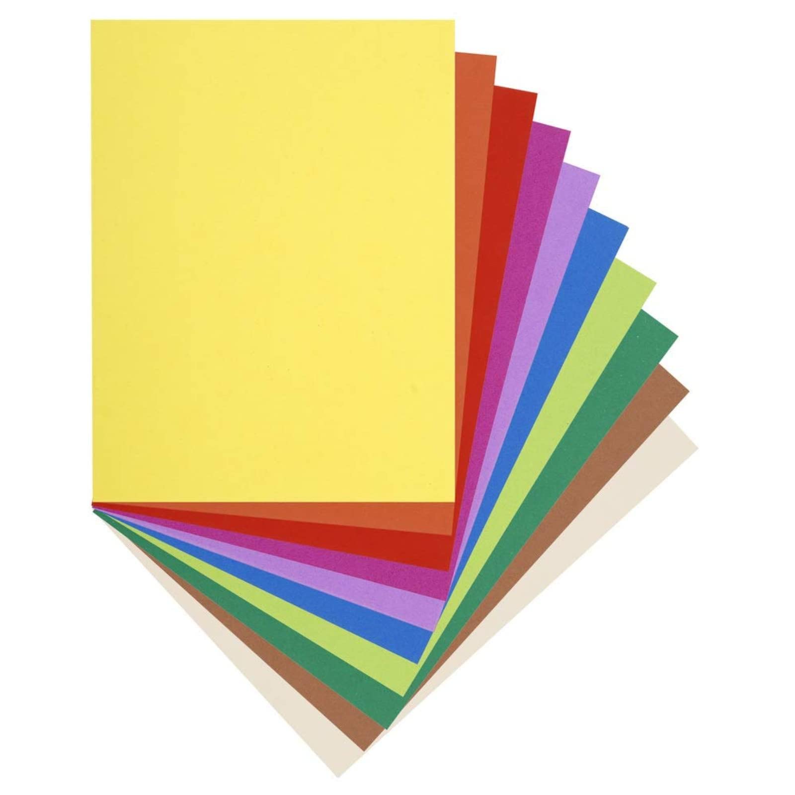 Exacompta - Ref 150100E - Forever Collection - Flash Square Cut Folders - 220 x 310mm in Size, Suitable for A4 Documents, 80gsm Recycled Paper - Assorted Colours (30 Pack)
