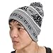 Star Wars Darth Vader Fair Isle Cuff Pom Beanie Grey