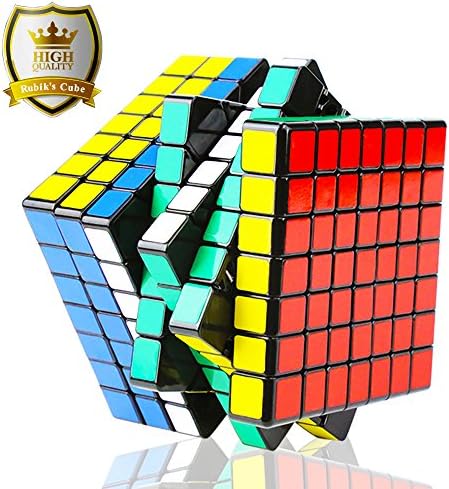 Rubik's Cube, Magic Speed Cube, Amazing Stress Reliever Cube Game, Easy Turning and Smooth Play Puzzle Toy (7x7 Black)