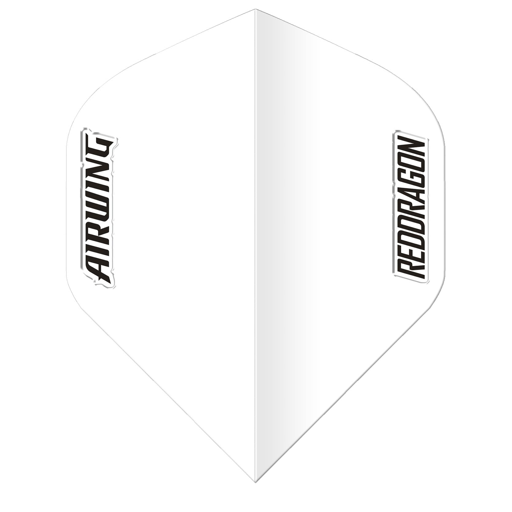 RED DRAGON Airwing Unique Moulded White Standard Dart Flights 1 Set Per Pack (3 Dart Flights in total)