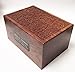 Wooden Human Funeral Cremation Urn with Personalized Engraving