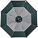 Coolibar UPF 50+ 62 Inch Tournament Golf Umbrella - Sun Protective (One Size- Silver)