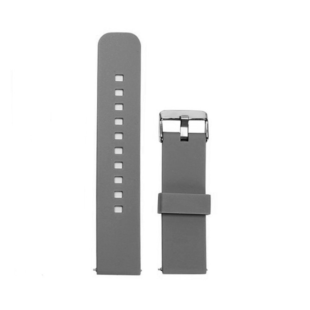 TenCloud Pebble Time Steel/Pebble 2 + / Pebble 2 SE Smartwatch Replacement Watch Band Silicone 22mm Strap Quick Release Gray